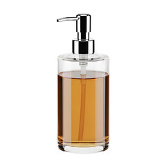 Create a Glass Soap Dispenser with a Metal Pump; Achieve a Transparent Background Effect Easily.