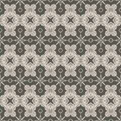 Black and white seamless damask pattern for a vintage floral wallpaper design with an ornamental texture