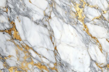 Detailed marble texture, grey and white with gold veins