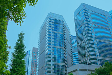 高層ビル　オフィス街