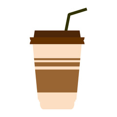 coffee cup vector, coffee cup icon, illustration of a glass of juice