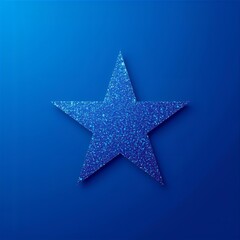 Obraz premium star on blue