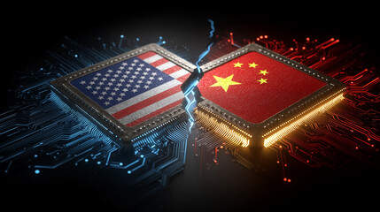 Us china tech war semiconductor chip conflict trade technology competition