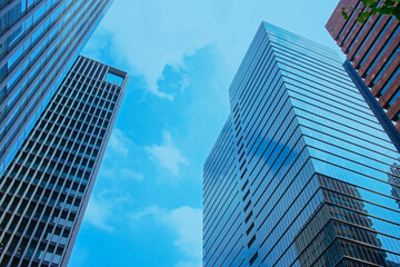 Obraz premium 高層ビル オフィス街