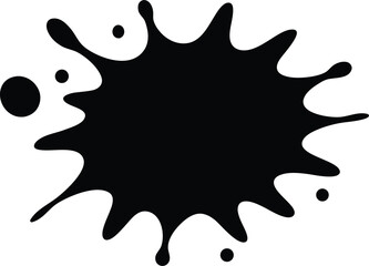 Dynamic blob shape vector icon.eps