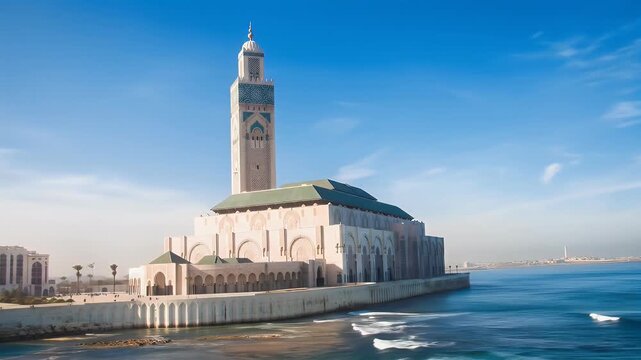 Mosque Hassan II in Casablanca, Morocco