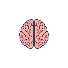 human brain illustration representing intelligence mental health neuroscience perfect for educational psychology material