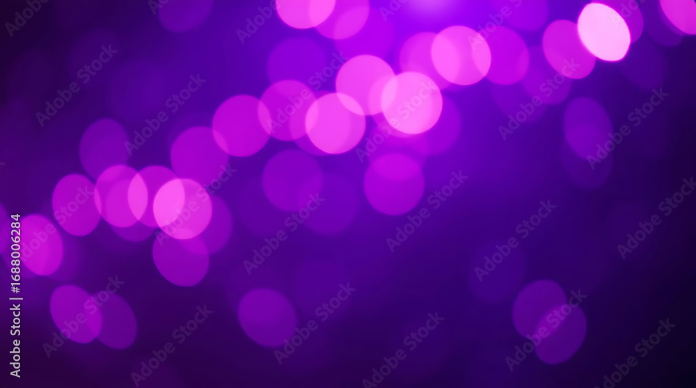 Poster a mesmerizing display of purple bokeh lights creates a dreamy and enchanting visual experience for t