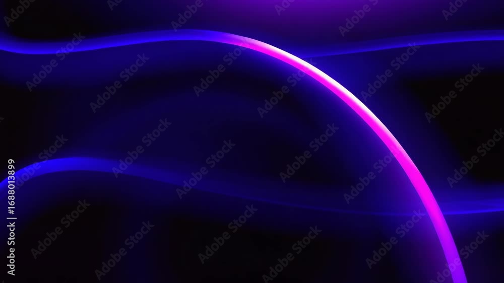 Poster vivid neon light streaks in dark space creating dynamic visuals