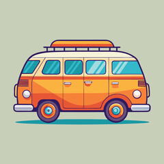 camper van vector