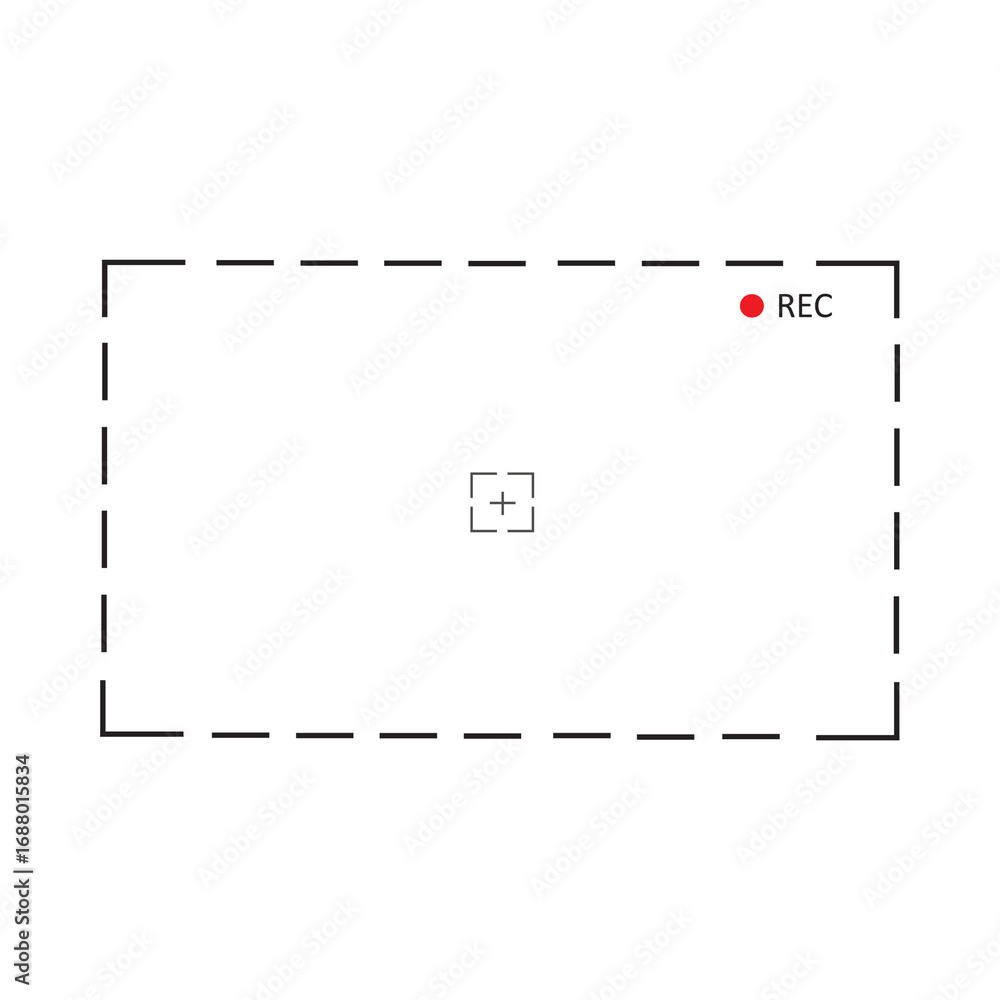 Poster camera recording screen viewfinder interface.