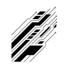 Abstract Technology Circuit Board Design.