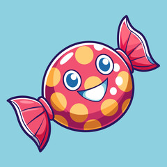 cute candy vector