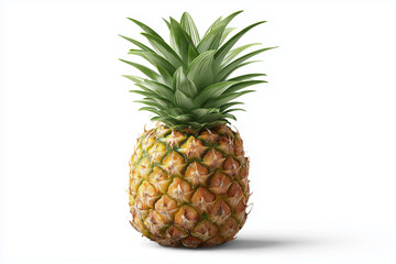 Pineapple with transparent background