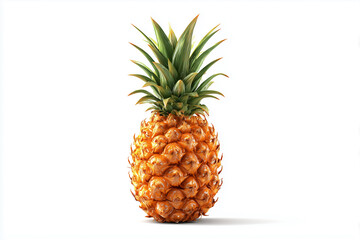Fototapeta premium Pineapple with transparent background