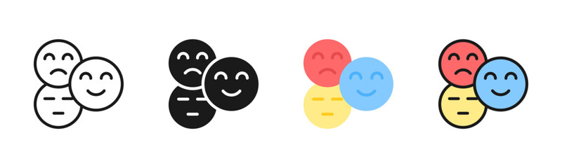 Emotion Icon Pack In Multiple Styles