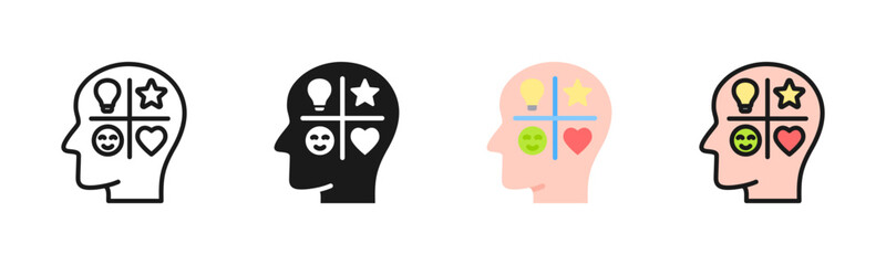 Personality Icon Pack In Multiple Styles