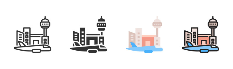 Aircraft Icon Pack In Multiple Styles