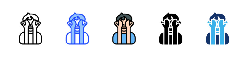 Hide And Seek Icon Collection With Multiple Styles