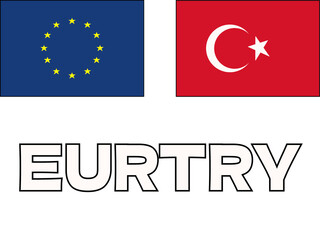 シンプルなユーロトルコリラのアイコンイラスト