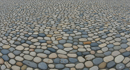 cobblestone road background