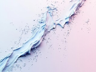 Abstract design with soft pastel colors and textured patterns resembling flowing sand or waves on a minimalist background