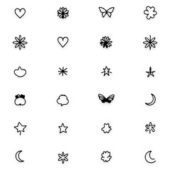 Bundle illustration symbol desgine