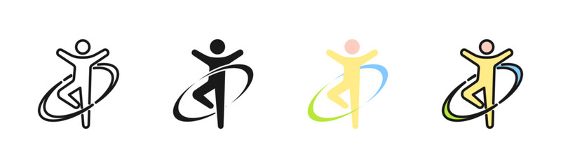 Physical Education Icon Pack In Multiple Styles