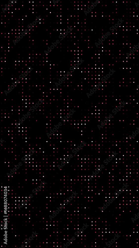 Poster dense array of glowing points creates a futuristic design, seamless grid arrangement, perfect for