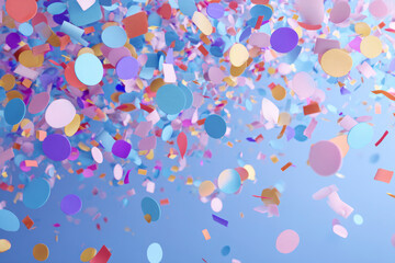 Colorful Confetti Celebration &ndash; AI Generative