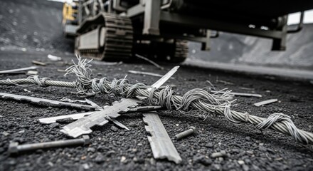 Primary Crusher Pad Risk: Manganese Liner Chips and Wire Rope