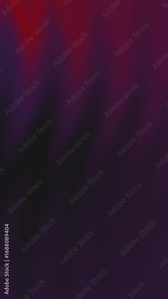 Poster ethereal waves of color interplay, blending deep purples with vibrant red hues creating a