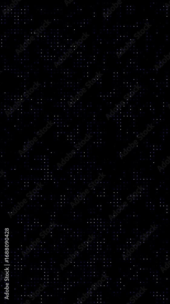Poster subtle flickering light dots animated across a completely dark background abstract video