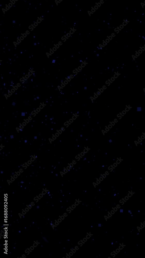 Poster dynamic dust particle animation with subtle blue highlights for cinematic experience