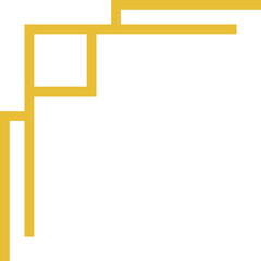 Obraz premium Elegant Corner Frame Border