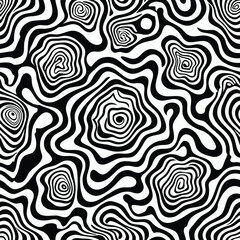 Seamless pattern, floral pattern, geometric shape vector illustration