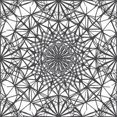 Obraz premium Seamless pattern, floral pattern, geometric shape vector illustration