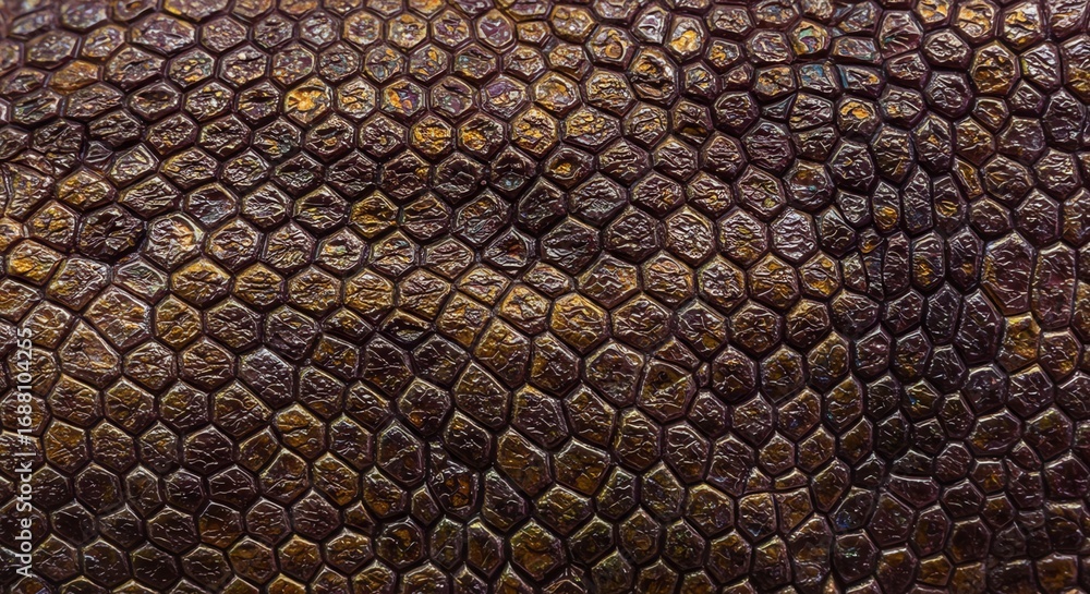 Poster seamless pattern of reptile scales texture