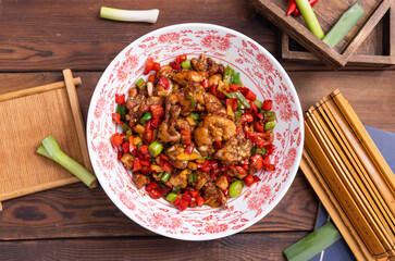 Jiangxi Spicy stir-fried bullfrog	