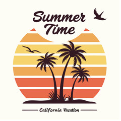 Fototapeta premium summer holiday poster