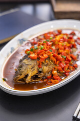 Jiangxi stir-fried spicy crucian carp	