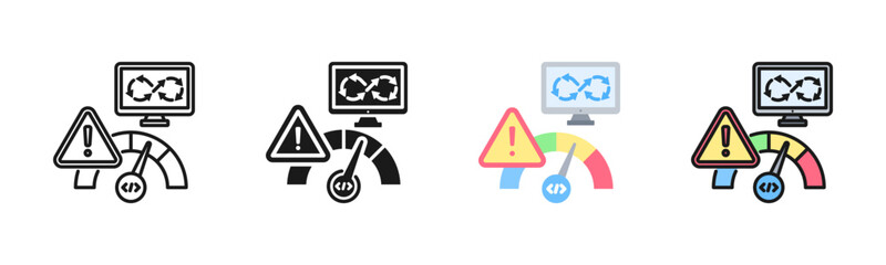 Pipeline Status Icon Pack In Multiple Styles