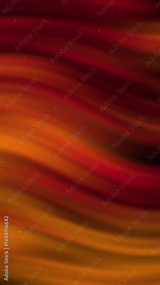Poster dynamic warm wave motion graphic: abstract visuals for creative projects