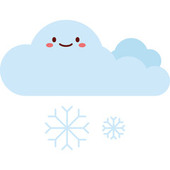 Cute Winter Sky Cloud Collection