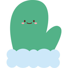 Minimalist Vector Gloves for Cold Winter Season