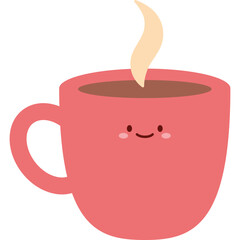 Minimalistic Morning Coffee Mug Design in Warm Brown Tones