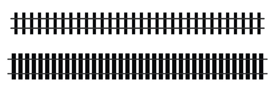 Railway train track vector route. rail pattern curve railroad path icon. vector illustration.&nbsp;eps&nbsp;10&nbsp;.