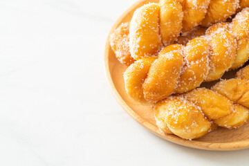 sugar doughnut in spiral shape