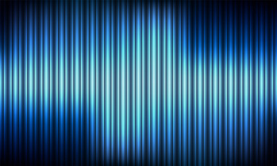 Abstract blue vertical light streaks with dark edges