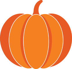Pumpkin Silhouette Simple Style